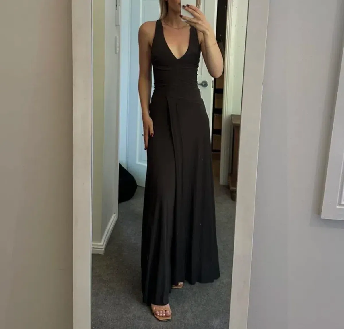 Bec & Bridge Greta Dress Twig Maxi Size AU 6 - Image 2