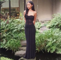 Noemi Strapless Maxi Dress Size 6 for rent on The Volte - image 4