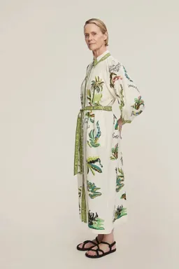 Alémais Day Dream Shirtdress Maxi Dress Print Size 16 for rent on The Volte - image 1