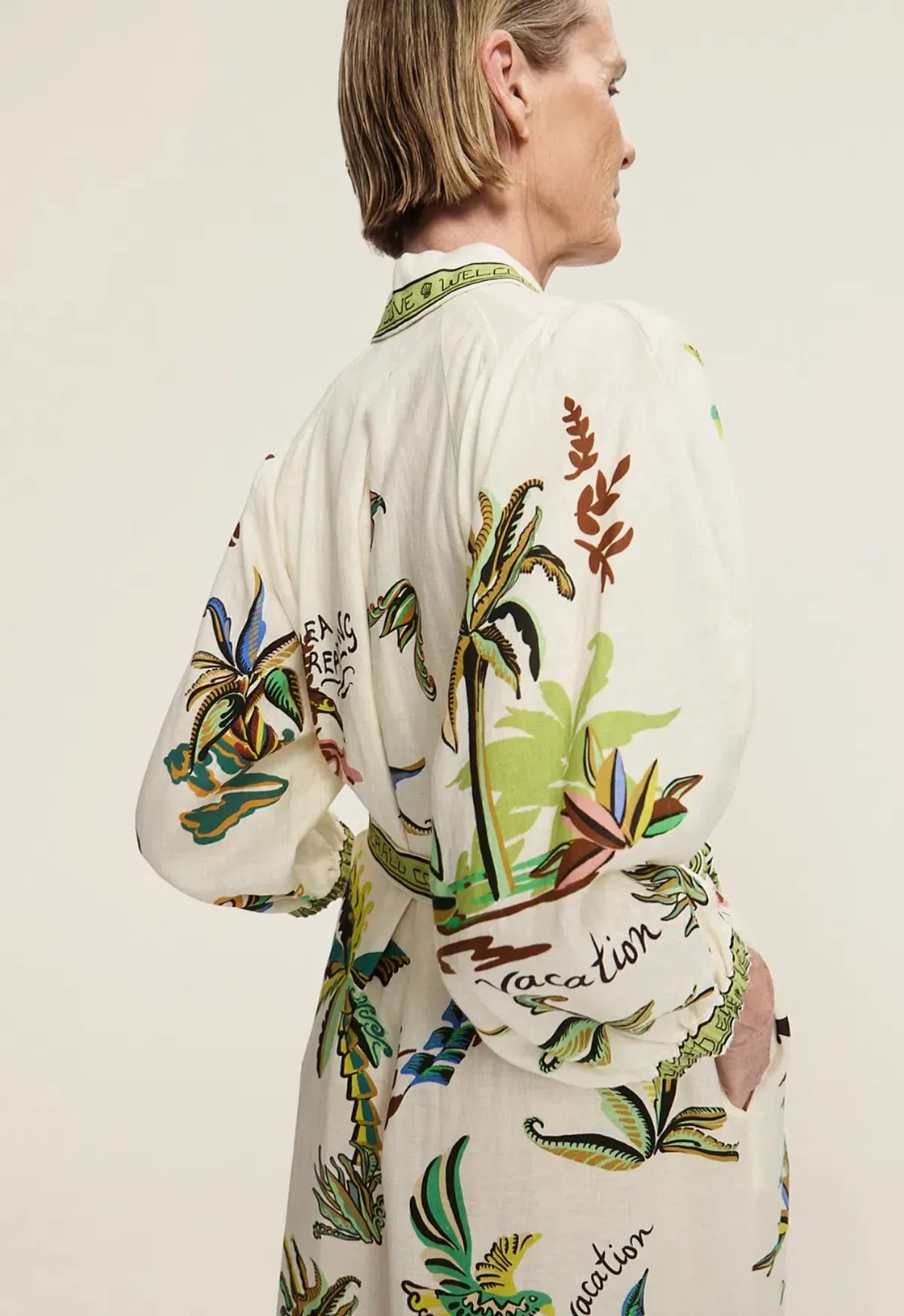 Alémais Day Dream Shirtdress Maxi Dress Print Size 16 - Image 2