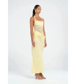Benni Gina Maxi Dress in Butter Size AU 8 for rent on The Volte - image 2