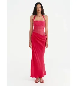 Benni Gina Maxi Dress in Watermelon Size AU 8 for rent on The Volte - image 1
