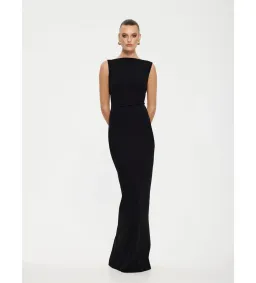 Effie Kats Verona Gown Black size S/ AU 8 for rent on The Volte - image 2