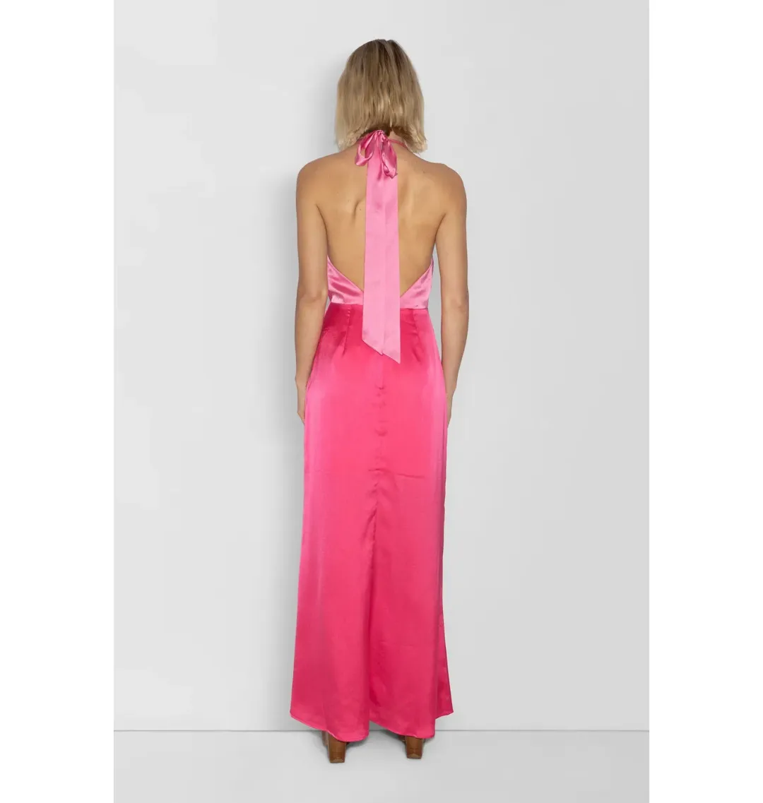 The Wolf Gang Oahu Slip Dress Hot Pink Size XL / AU 14 for rent on The Volte - main image