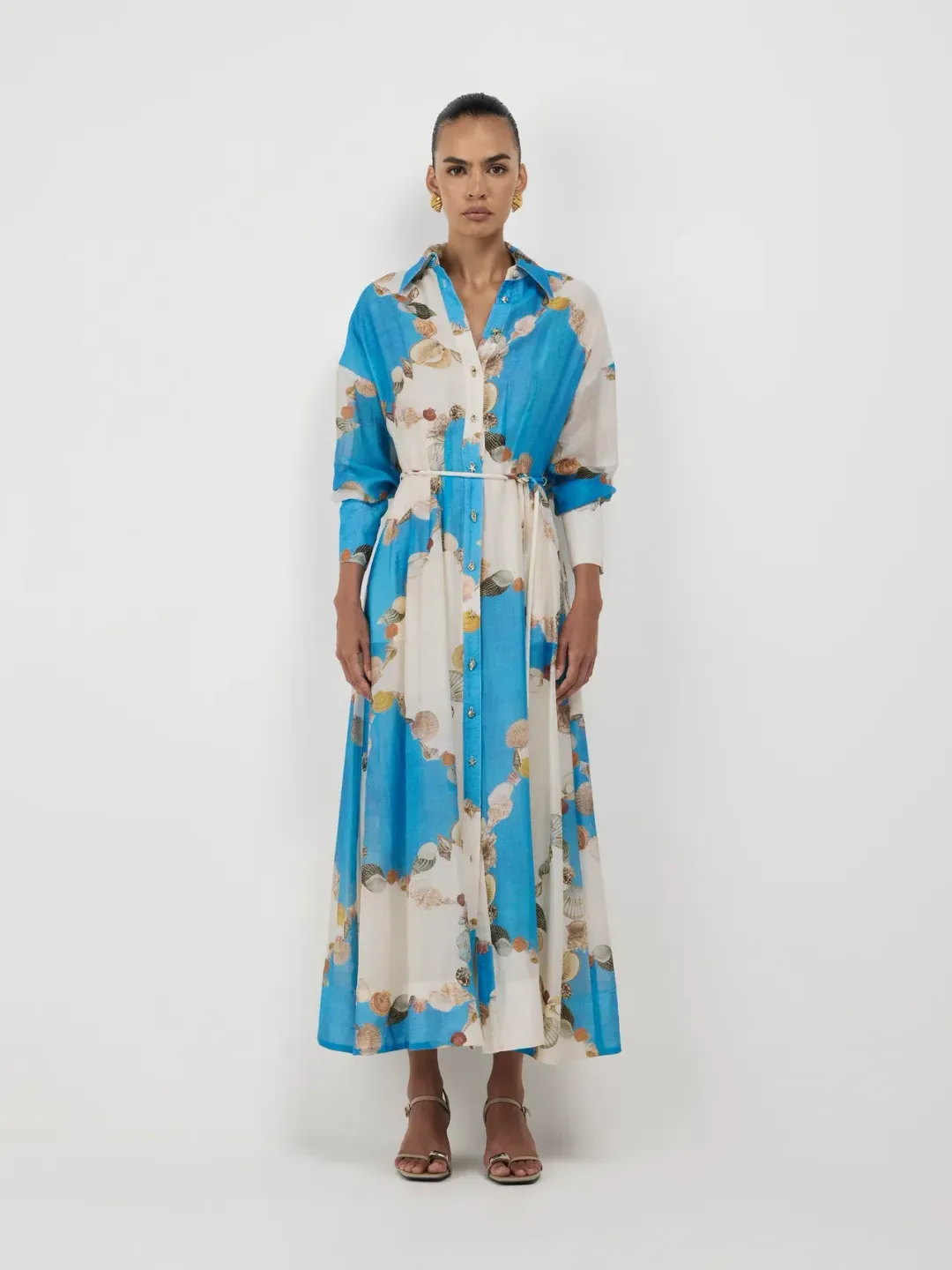 Sheike Seaside Maxi Dress Abstract Print Size AU 18 for rent on The Volte - main image