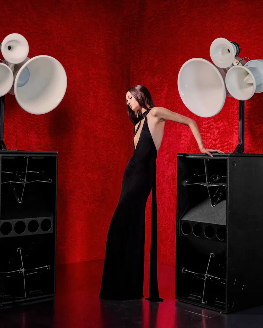 Misha The Maybel Jersey Dress Black Size S / AU 8-10 for rent on The Volte - main image