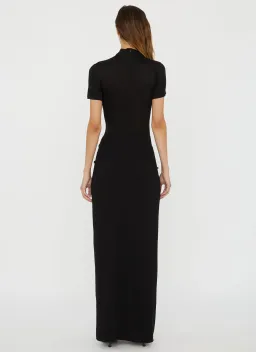 Christopher Esber Fusion Ruched Tee Gown Black Size 8 for rent on The Volte - image 2