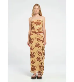 Benni Bindi Maxi Dress in Butter Floral Size AU 10 for rent on The Volte - image 1