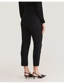 Saba Dharma Belted Slim Pants in Black Size AU 4 for rent on The Volte - image 9