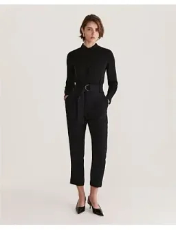 Saba Dharma Belted Slim Pants in Black Size AU 4 for rent on The Volte - image 11