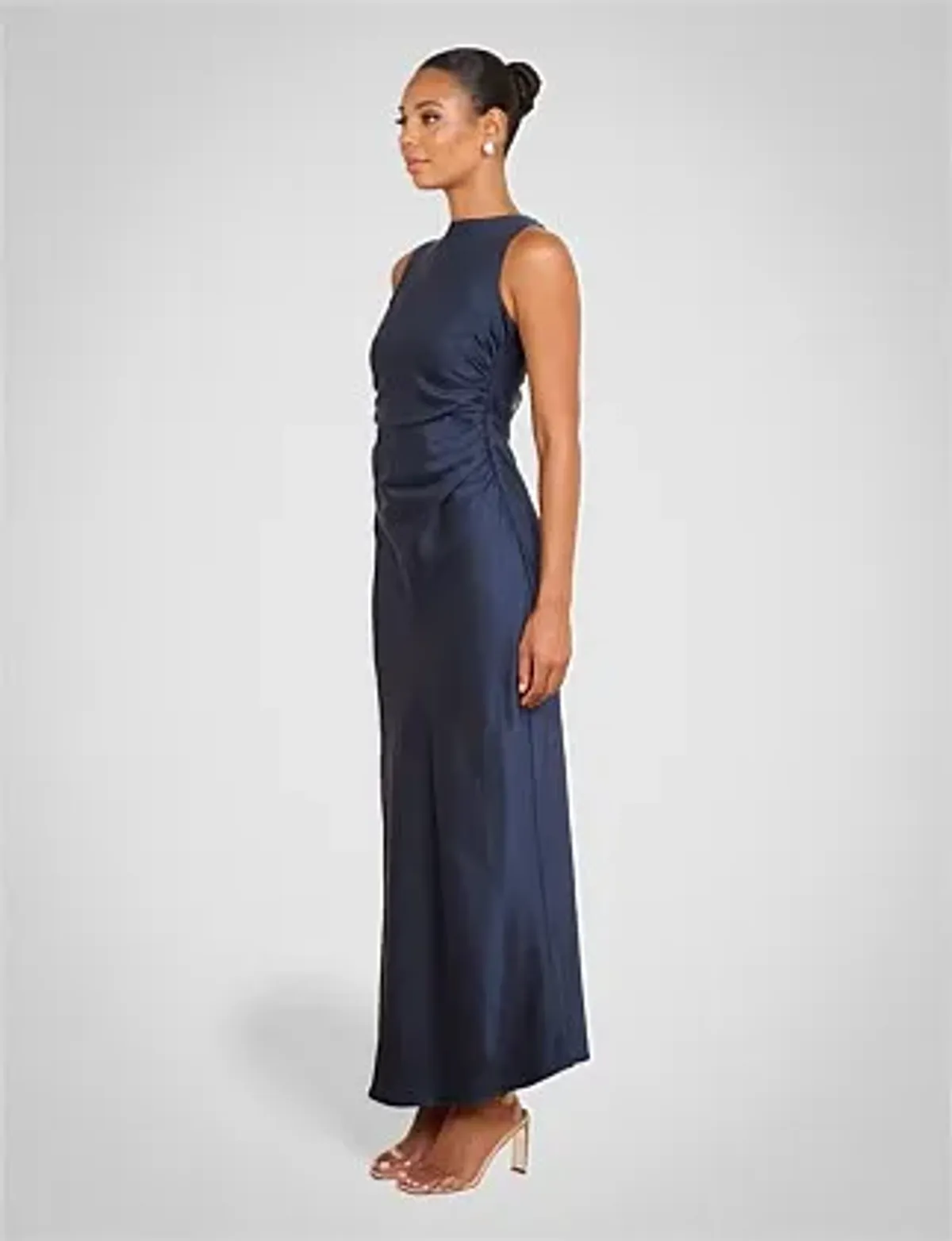 Pilgrim Gita Boat Neck Dress In Navy Size AU 10 - Image 2