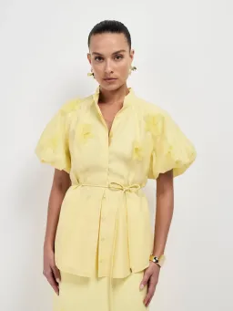 Sheike Rose Garden Shirt and Skirt Set Size 8 for rent on The Volte - image 2