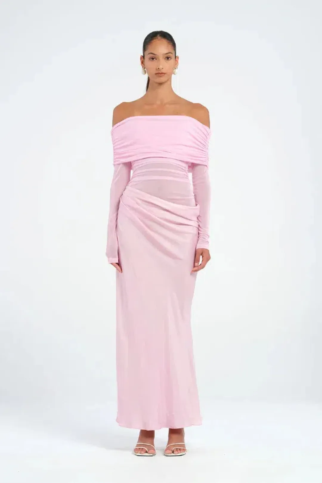 Benni Yasmin Off Should Baby Pink Dress Size 6 for rent on The Volte - main image