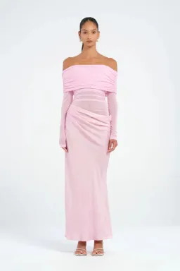 Benni Yasmin Off Should Baby Pink Dress Size 6 for rent on The Volte - image 1