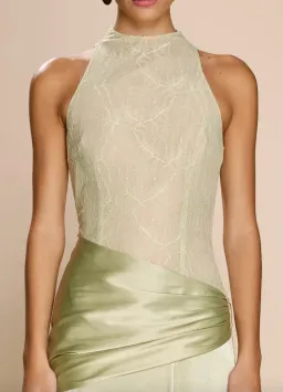 Sonya Moda Dalia Gown Pistachio Size 8 for rent on The Volte - image 2