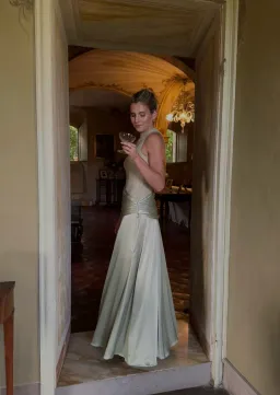 Sonya Moda Dalia Gown Pistachio Size 8 for rent on The Volte - image 4