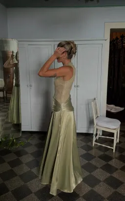 Sonya Moda Dalia Gown Pistachio Size 8 for rent on The Volte - image 3
