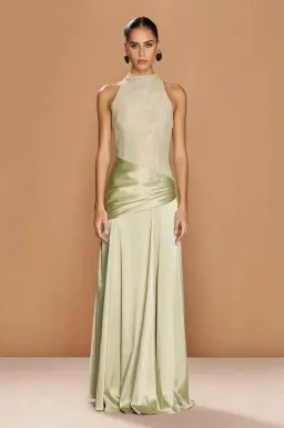 Sonya Moda Dalia Gown Pistachio Size 8 for rent on The Volte - image 1