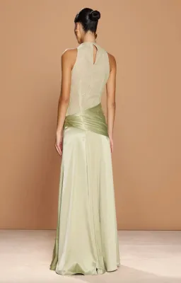 Sonya Moda Dalia Gown Pistachio Size 8 for rent on The Volte - image 5