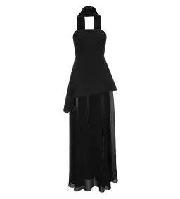 Matterstore Monaco Black Dress with Scarf Black Size 10 for rent on The Volte - image 4