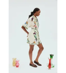 Alemais Meagan Mini Dress Floral Size 10 for rent on The Volte - image 3