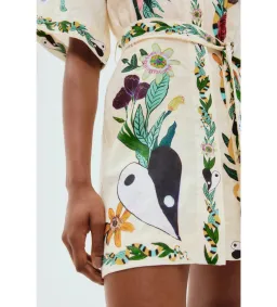 Alemais Meagan Mini Dress Floral Size 10 for rent on The Volte - image 4