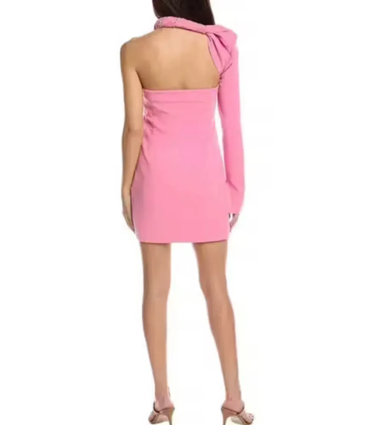 Rachel Gilbert Claudio Mini Dress Pink Size 4/AU 14 - Image 3