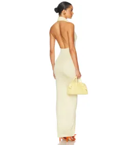 Helsa Aaliyah Maxi Knit Dress in Butter Yellow Size XS / AU 6 - 8 for rent on The Volte - image 5