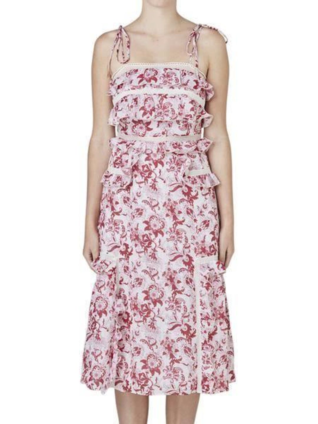 Stevie May floral Midi dress Size 12 for rent on The Volte - main image