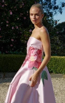 Aston Studio Audrey Dress in Baby Fleur Floral Maxi Size 8 for rent on The Volte - image 4