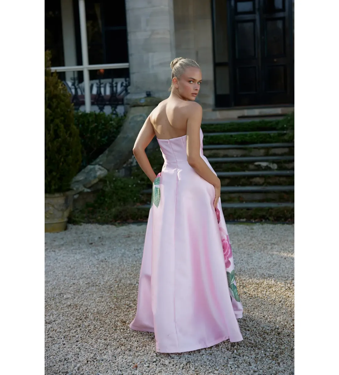 Aston Studio Audrey Dress in Baby Fleur Size 12 for rent on The Volte - main image