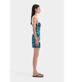 Sir Camellia Mini Dress Blue Floral print Size 2 / AU 10 for rent on The Volte - image 2