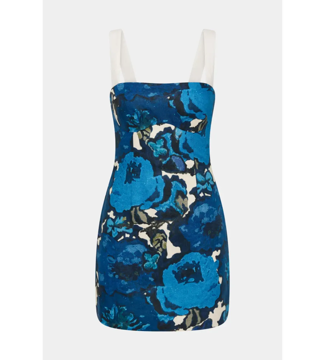 Sir Camellia Mini Dress Blue Floral print Size 2 / AU 10 for rent on The Volte - main image