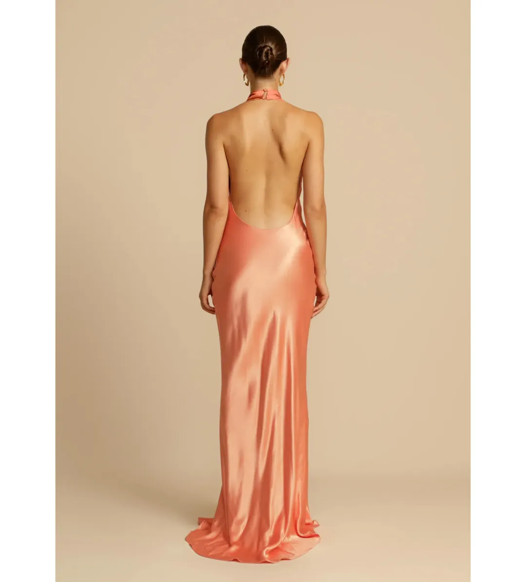 ARCINA ORI Gaia Dress Papaya Size AU 8 for rent on The Volte - main image