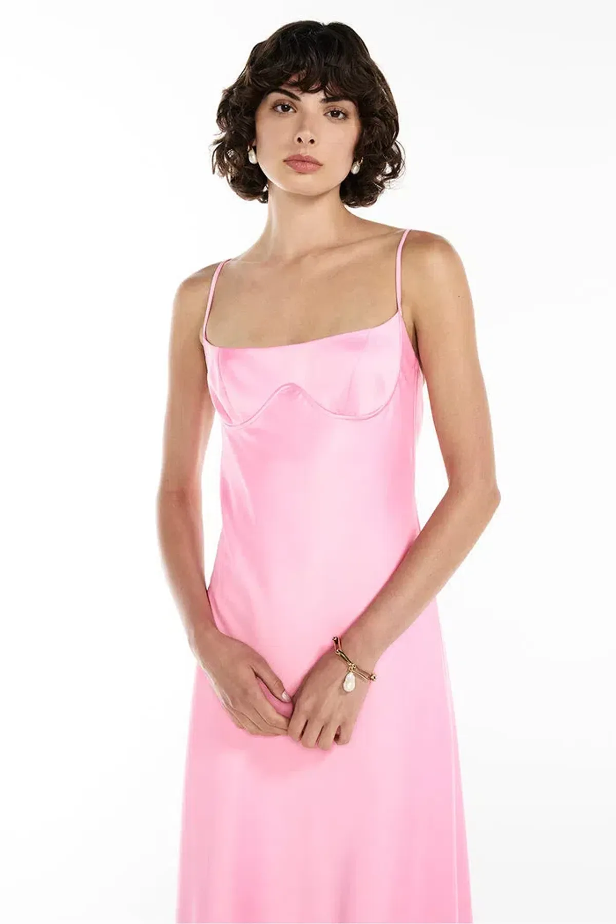 Manning Cartell Save The Date Slip Dress Pink Size 10 - Image 2