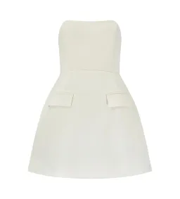 Odd Muse The Ultimate Muse Strapless Dress in White Size S / AU 8 for rent on The Volte - image 4