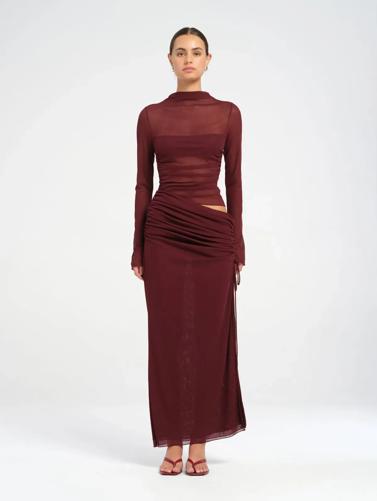 Benni Mable Maxi Dress Plum Size 10 - Image 1