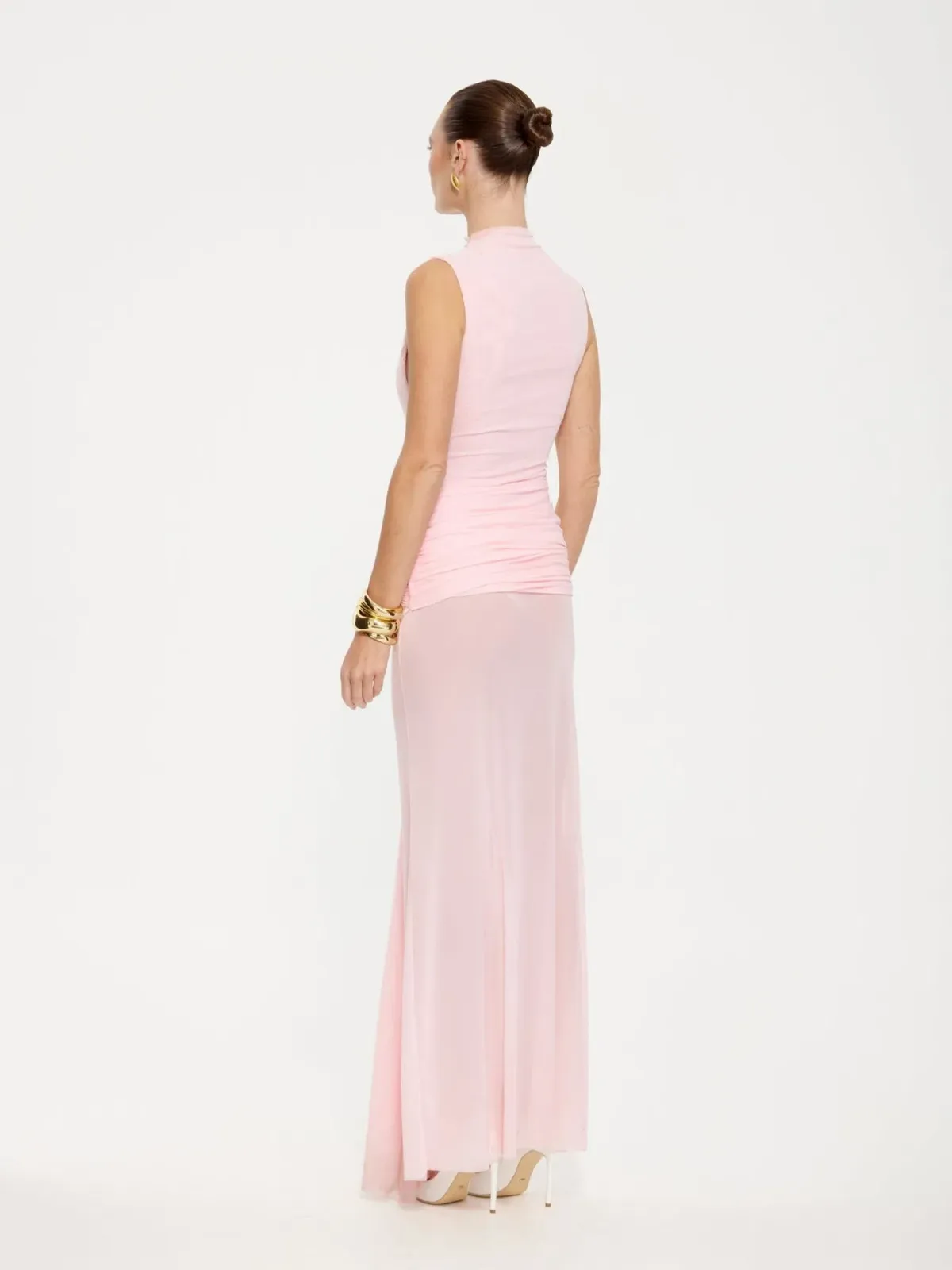 Effie Kats Roza Maxi Dress Petal Pink Size 6 - Image 2