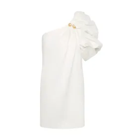 Aje Cira Mini Dress in Ivory Size M / AU 10 for rent on The Volte - image 5
