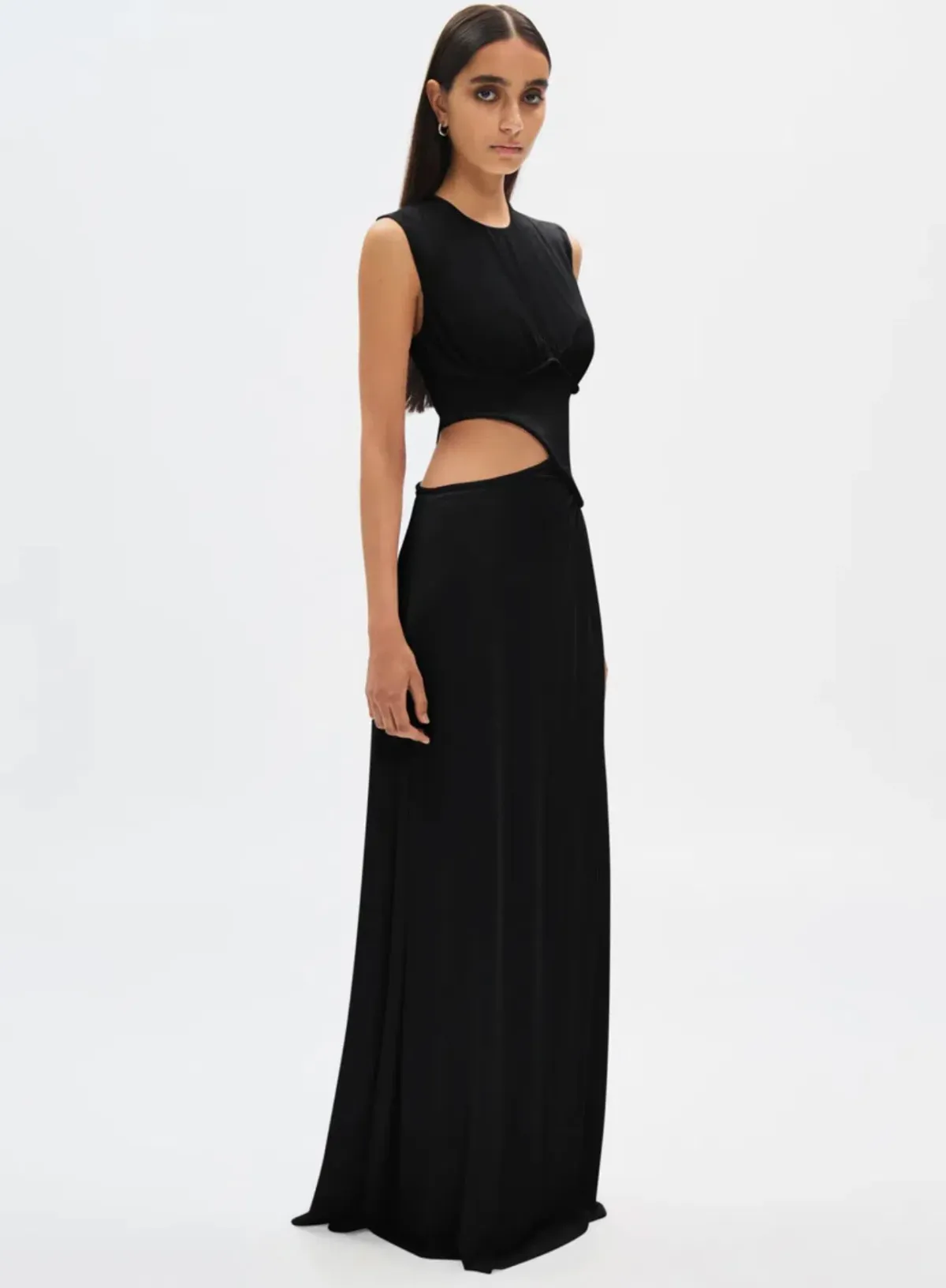 MISHA The Sierra Cupro Dress Black Size 6 - Image 2