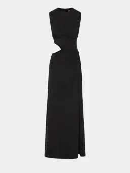 MISHA The Sierra Cupro Dress Black Size 6 for rent on The Volte - image 6