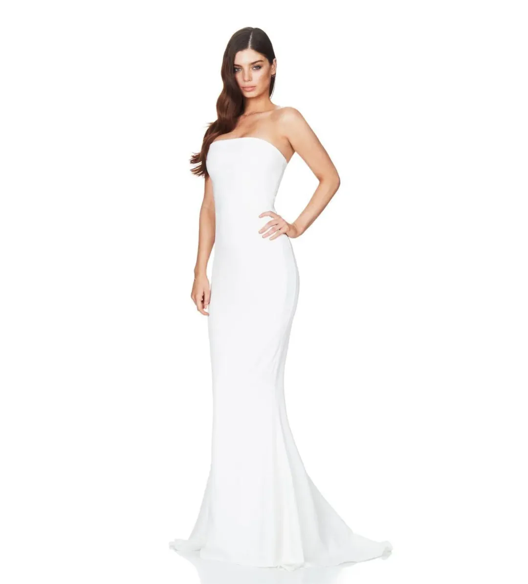 Love Nookie Angelina Gown Ivory Size S/AU 8 for rent on The Volte - main image