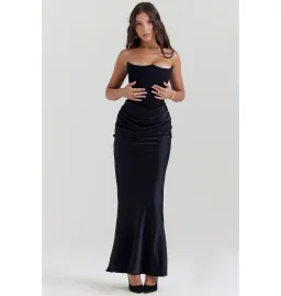 House of CB Persephone Strapless Corset Dress Black Size S / AU 8 for rent on The Volte - image 1