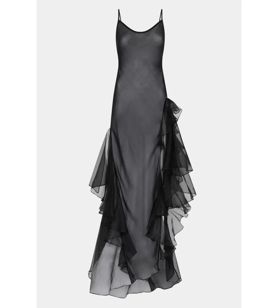 Sir The Label Sage Flounce Gown Black Size 1 / AU 8 for rent on The Volte - main image