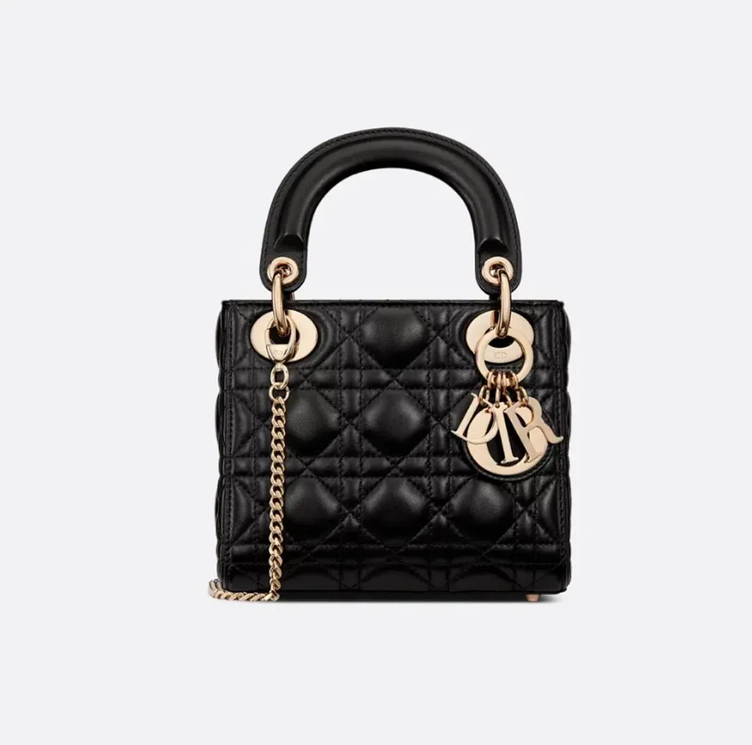 Mini Lady Dior Black Bag for rent on The Volte - main image