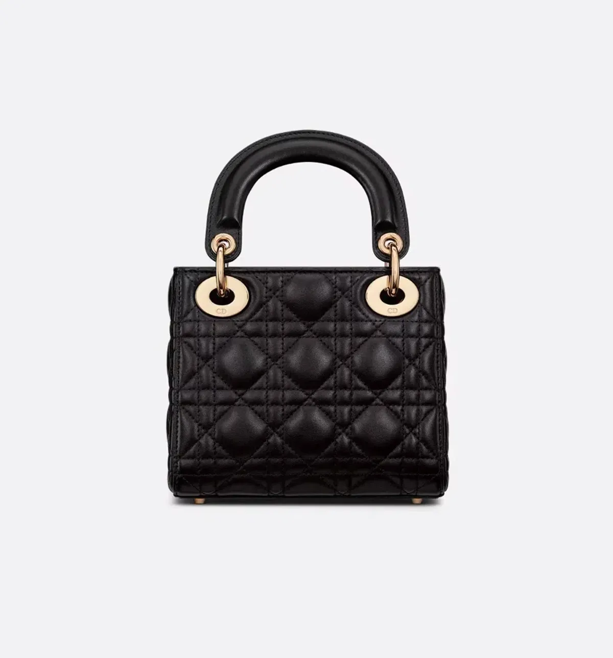Mini Lady Dior Black Bag - Image 2
