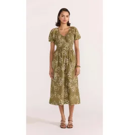 Staple The Label Ines Midi Dress Floral Size 8 for rent on The Volte - image 1