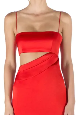 MISHA Selina Slip Dress Red Size 6/XS for rent on The Volte - image 2