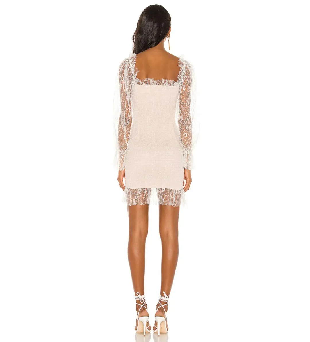 Alice McCall After Dark Mini Dress in Soft Shell Pink Size 8 for rent on The Volte - main image