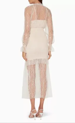 Alice McCall After Dark Midi Dress Soft Shell Pink Size 8 for rent on The Volte - image 3